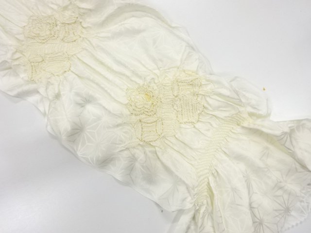 JAPANESE KIMONO / OBIAGE / SILK / SHIBORI